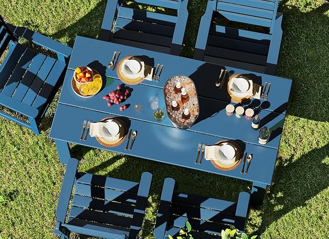GREENVINES 5-Piece Outdoor Dining Set | HDPE | Patio Table and Chairs Sets - Image 4