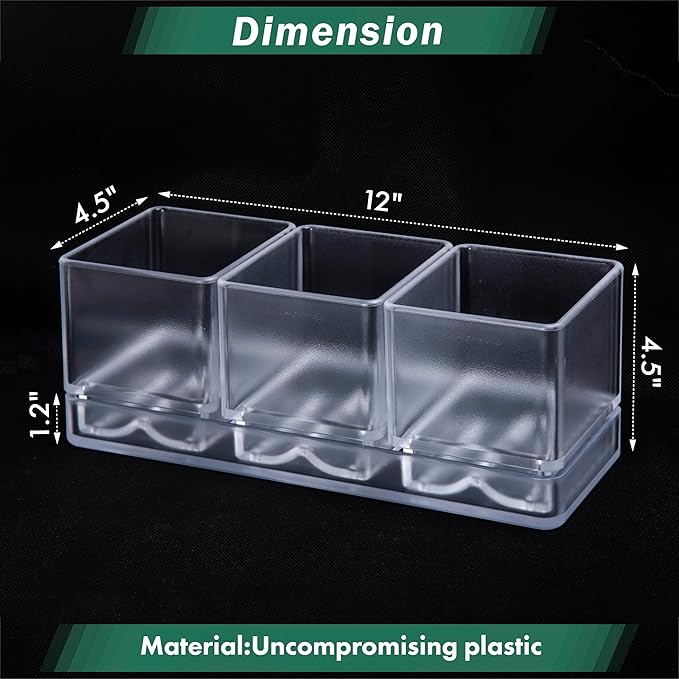 D'vine Dev Herb Garden Planter Set, Plastic Plant Pots - Image 3