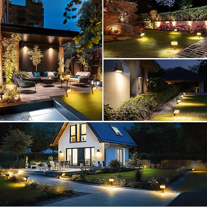Solar Spot Lights Outdoor with 60 LED & Auto On/Off, 2 Pack Solar Lights - Image 8