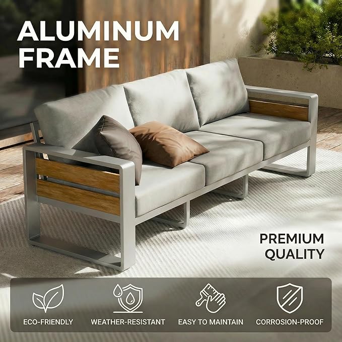 ZANDOR Aluminum Outdoor Patio Furniture - Image 7