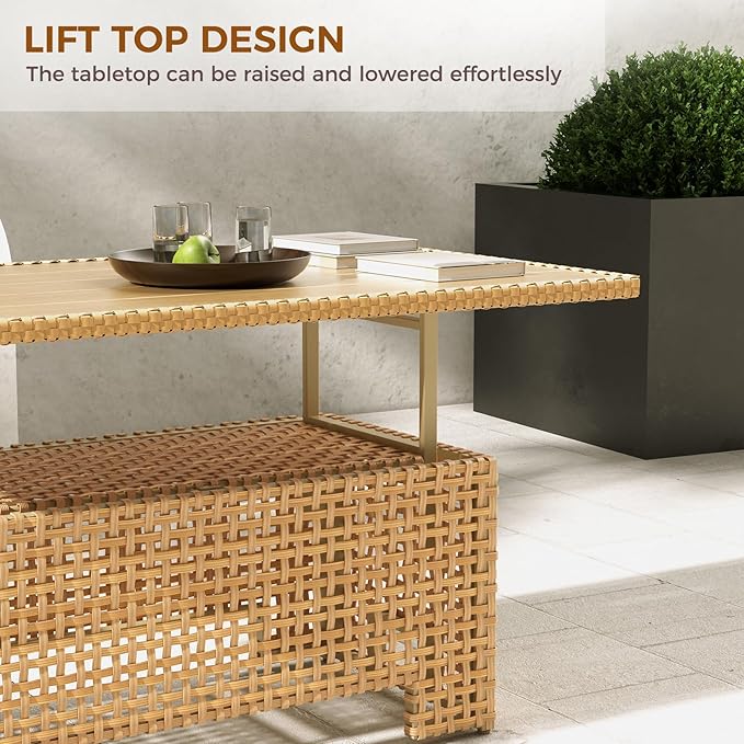 Grand patio 10-Piece Wicker Patio Furniture Set - Image 4