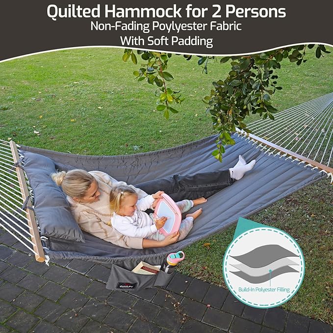 Double Quilted Fabric Hammock - Image 3