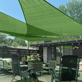 LOVE STORY Custom Size 6'x12'x13.4' Piquant Green Sun Shade Sail Right Triangle by LOVESTORY