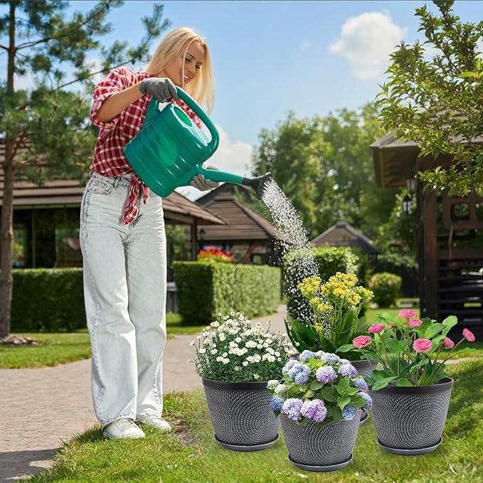 Quarut 4 Pack 15 Inch Large Planter Pot - Image 6