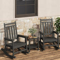 Poly Lumber Rocking Chair Outdoor Set of 2 by GarveeLife
