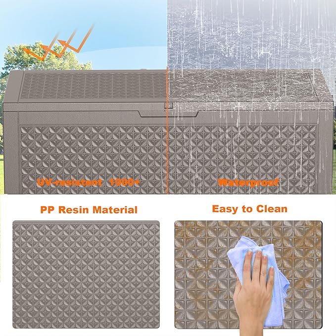 ROJIK Outdoor Storage Housing Deck Box - Image 4