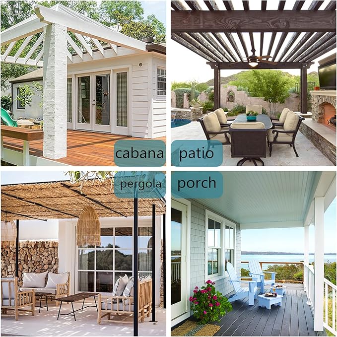 BONZER Outdoor Curtains for Patio Waterproof Thick Privacy Grommet Light - Image 8