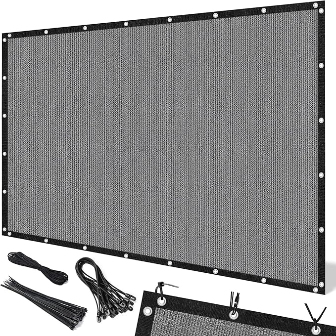 Artpuch 90% Sun Shade Cloth, 5 x 8 FT Pergola Shade Cover Canopy by Artpuch