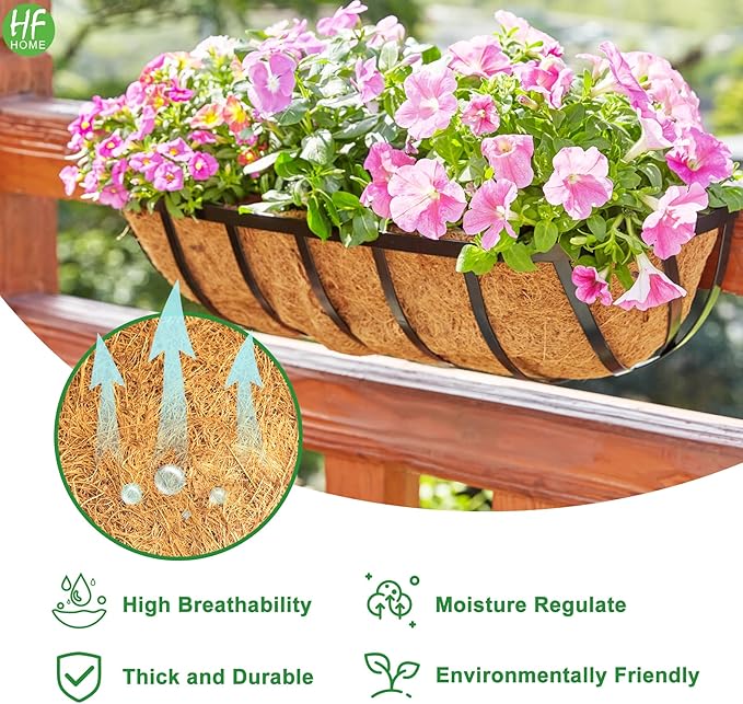 HFHOME 2 Packs 30 Inch Coco Liners - Image 3
