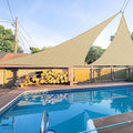 E&K Sunrise 20' x 20' x 20' Sun Shade Sail Triangle Canopy Shade Cover UV Block by EKSUNRISEINC