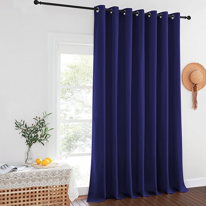 NICETOWN Blackout Curtains for Sliding Glass Door Room Divider Noise Reduce - Image 8