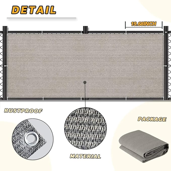 LOVE STORY Balcony Privacy Screen, UV Protection and Weather-Resistant - Image 5