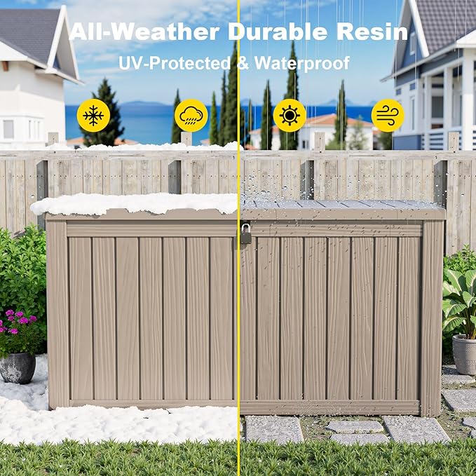 ROJIK Outdoor Storage Housing Deck Box - Image 5