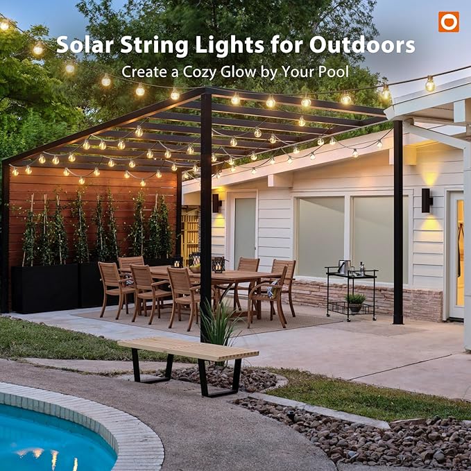 addlon 150FT Solar String Lights Outdoor Waterproof - Image 9