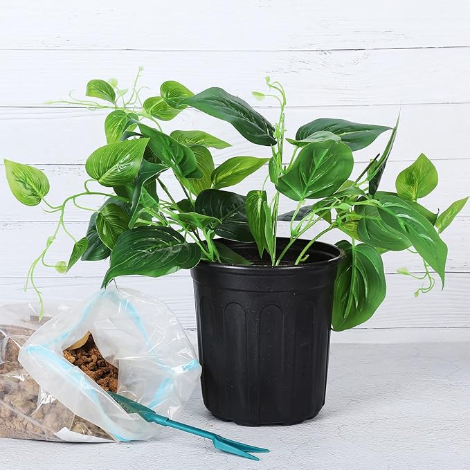 JERIA 50-Pack 1 Gallon Flexible Plant Nursery Pots - Image 6