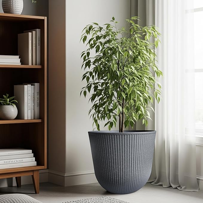 WORTH Garden Round Large Planter Pot 1-Pack - Image 5