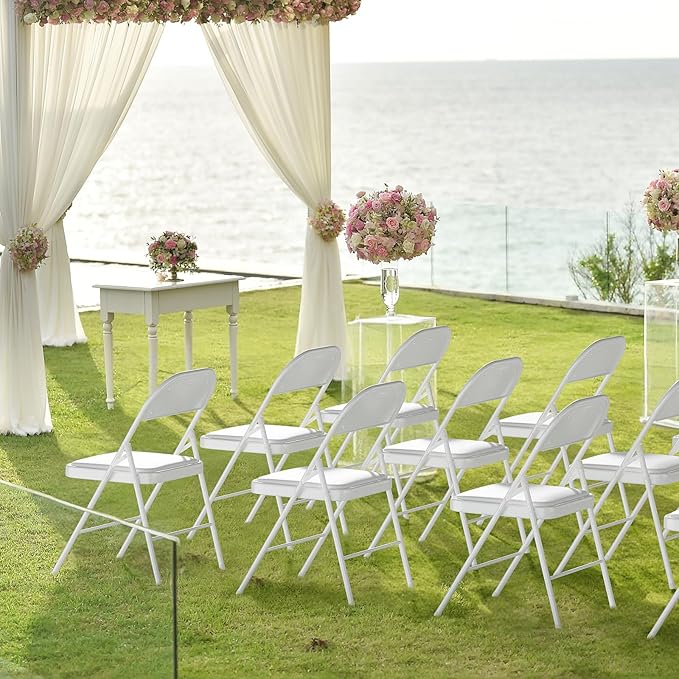 VINGLI 8 Pack Folding Chairs - Image 6