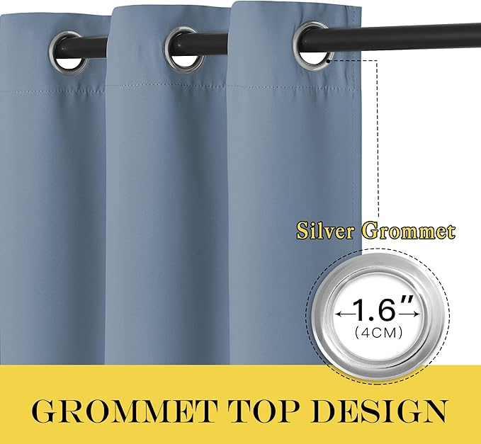 NICETOWN Privacy Room Divider Curtain Thermal Blackout Curtain - Image 6