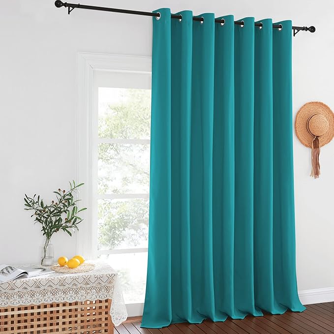 NICETOWN Patio Door Curtain Sound Blocking, Bedroom Privacy Room Divider Curtain - Image 8