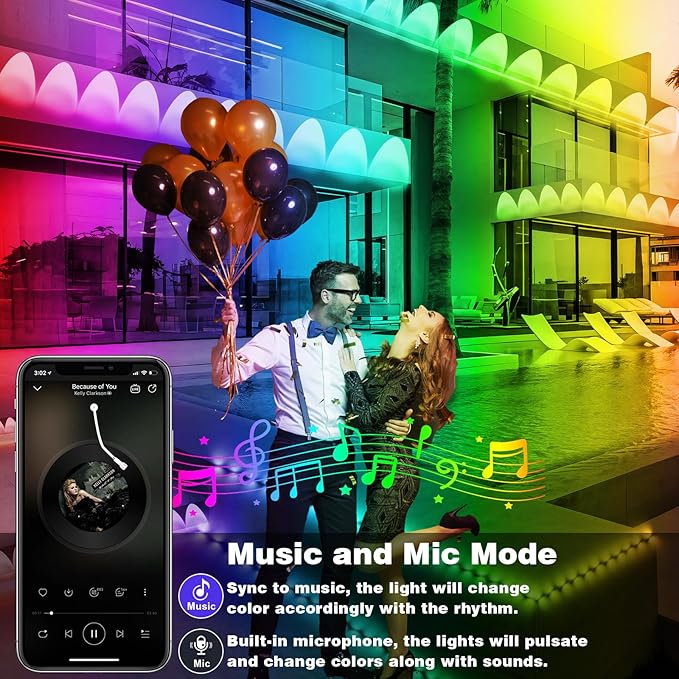 FBZ 150FT Permanent Outdoor RGB Lights - Image 6