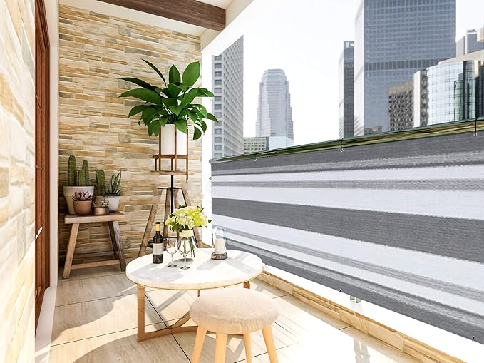 LOVE STORY Balcony Privacy Screen, UV Protection and Weather-Resistant by LOVESTORY