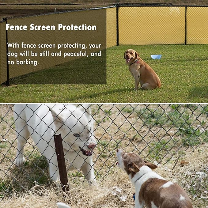 UPGRADE Privacy Fence Screen 6'x100' Sand Outdoor 90% Visibility Blockage 170 - Image 7