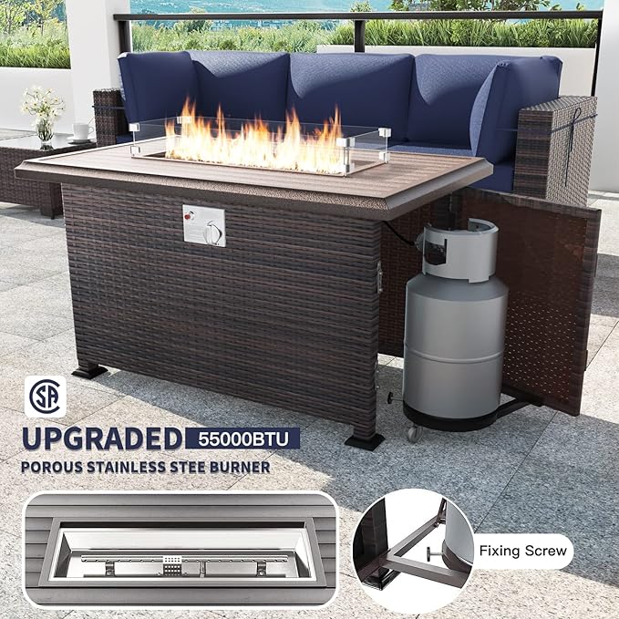 Kullavik 13 Pieces Outdoor Patio Furniture Set - Image 2