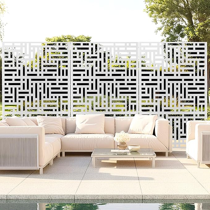 Outdoor Privacy Screen, Freestanding Privacy Fence Panels - Image 7