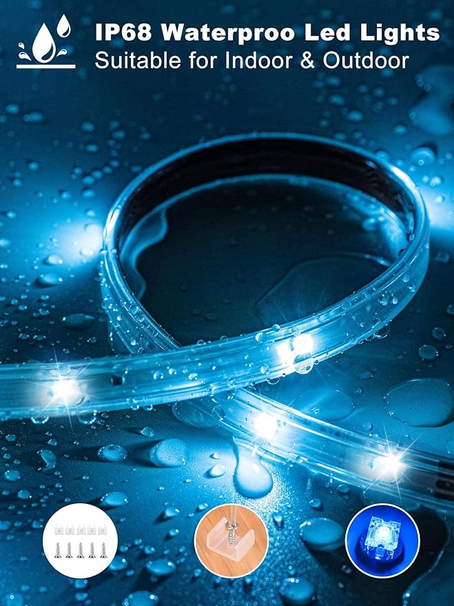 Outdoor Led Strip Lights Waterproof 298ft, Ip65 Outside Led Light Strip - Image 2