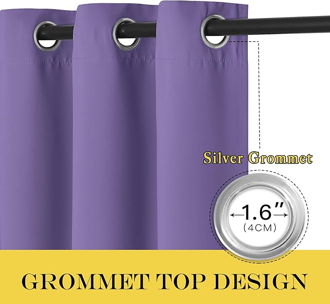 NICETOWN Patio Blackout Curtain Panels - Image 5