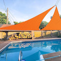 E&K Sunrise 28' x 28' x 28' Sun Shade Sail Triangle Canopy Shade Cover UV Block by EKSUNRISEINC