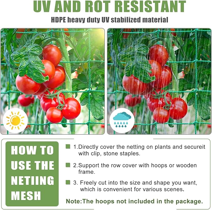 Trellis Netting, Heavy Duty Garden Trellis Netting - Image 4