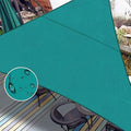 LOVE STORY Triangle 8'x8'x8' Waterproof Sun Shade Sail Canopy UV Block by LOVESTORY