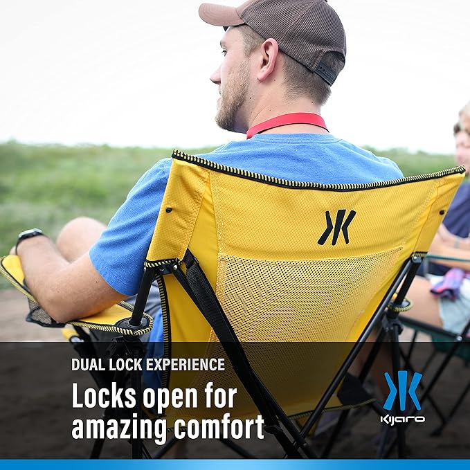 Kijaro XXL Dual Lock Portable Camping Chair - Image 8