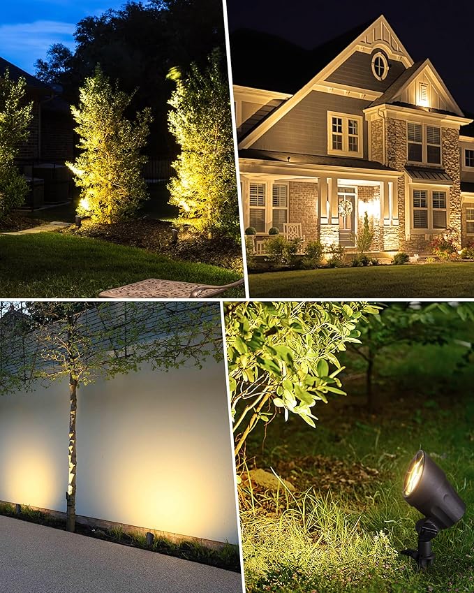 SUNVIE 6W Low Voltage Landscape Lighting LED Landscaping Lights Warm White Low - Image 5