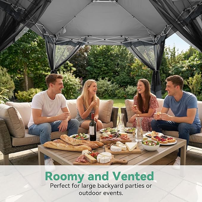COBIZI 13x13 FT Pop up Gazebo on Clearance - Image 2