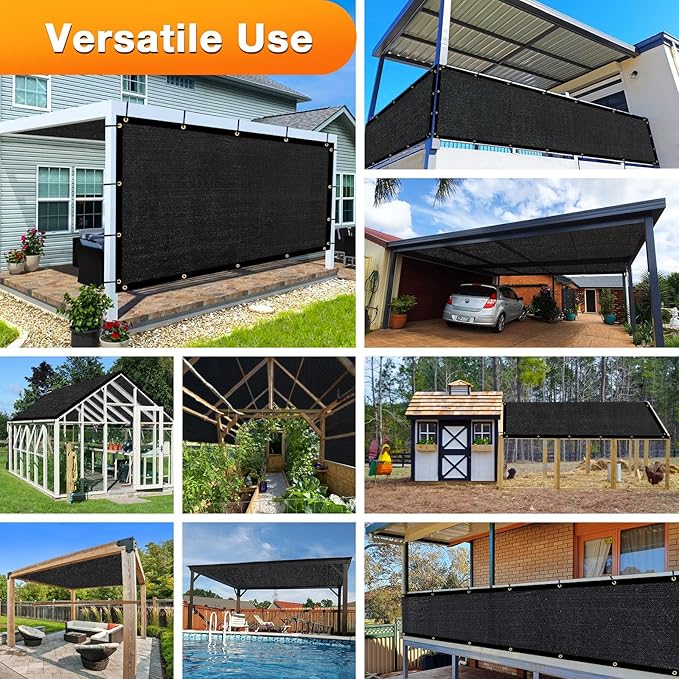 Artpuch Outdoor Pergola Shade Cover 14x21 FT Sun Shade Cloth - Image 6