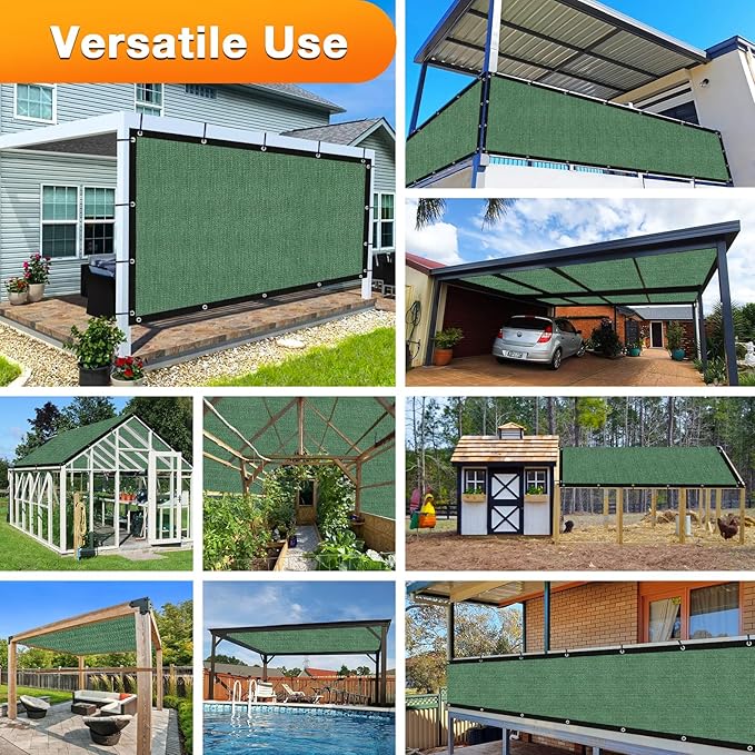 Artpuch Outdoor Pergola Shade Cover 7' X 11' Sun Shade Cloth - Image 6