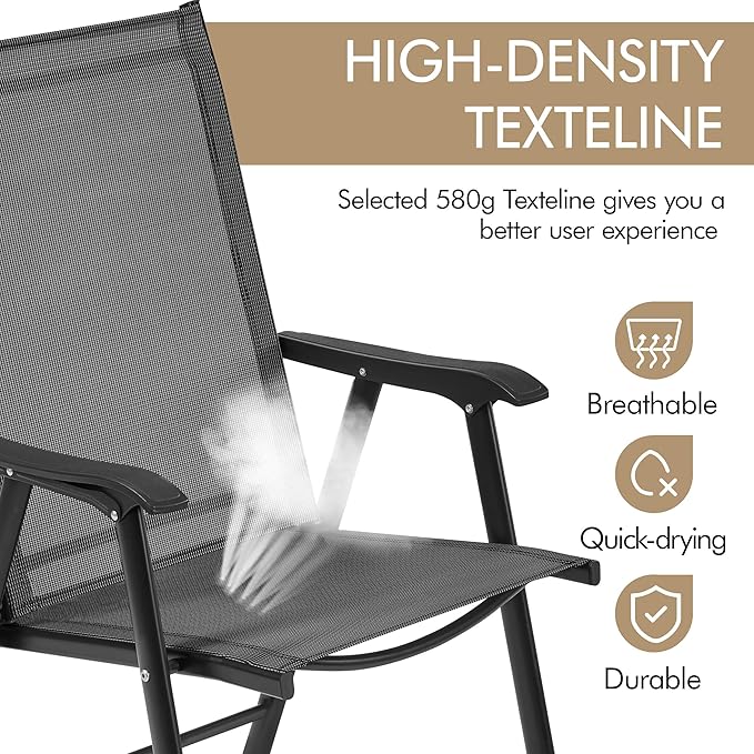 Yaheetech Patio Dining Chairs Set of 2 - Image 7