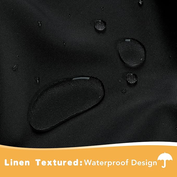 HolidayIdeas Outdoor Curtains for Patio Waterproof, 4 Panels - Image 2