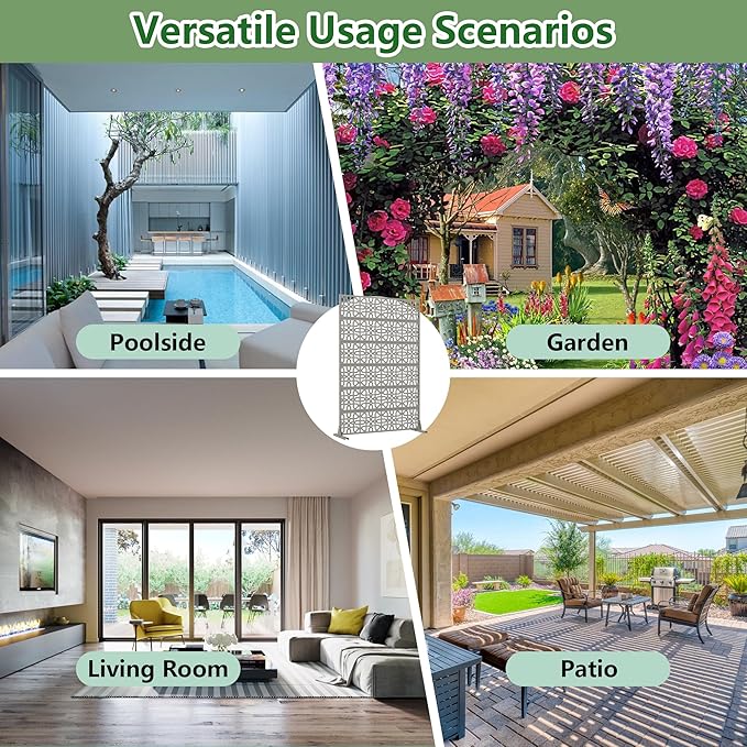 Casaphoria Metal Privacy Screen Outdoor - Image 7