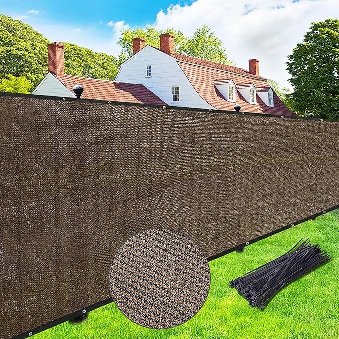 UPGRADE Privacy Screen 5' x 25' Fence Commercial Shade Cover by UPGRADE