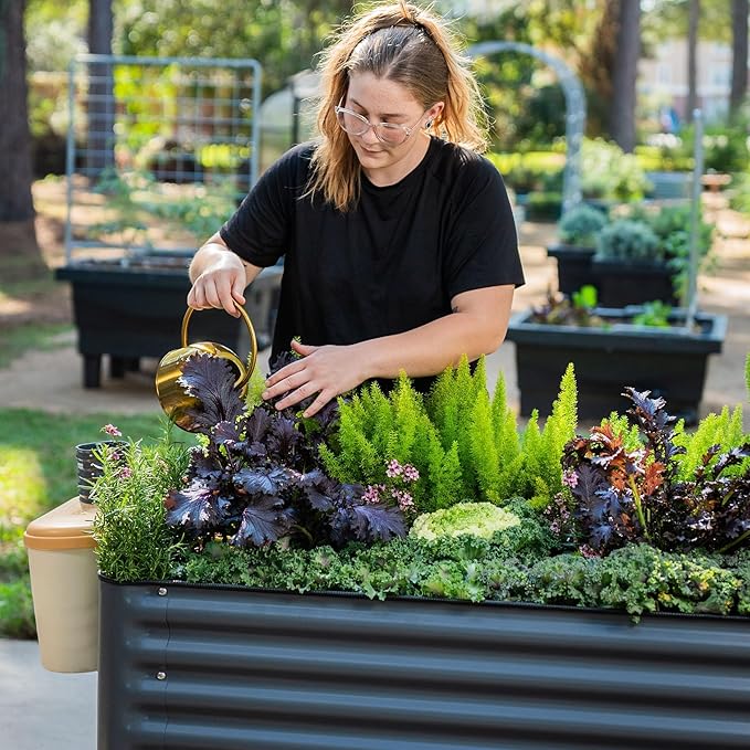 Rolling Elevated Raised Garden Bed-V Series, 1000 Lbs Weight Capacity, Outdoor - Image 7