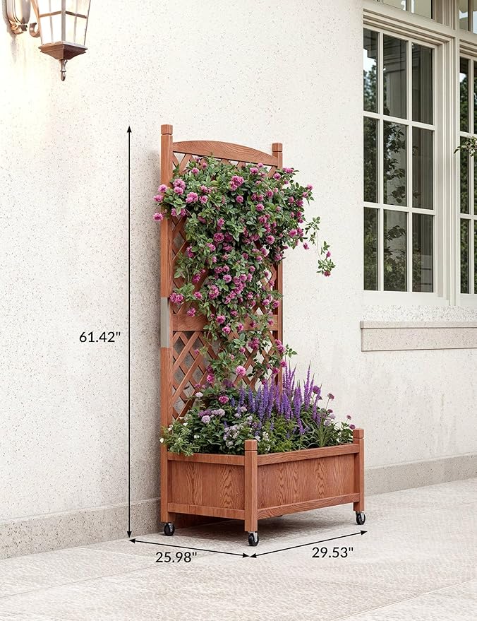 GarveeLife 1PC Wood Planter Box - Image 2