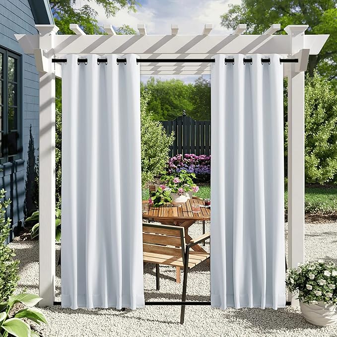 NICETOWN 2 Panels Outdoor Curtains - Image 2