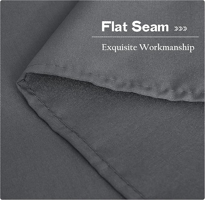 NICETOWN Canvas Outdoor Curtains Extra Wide - Image 6