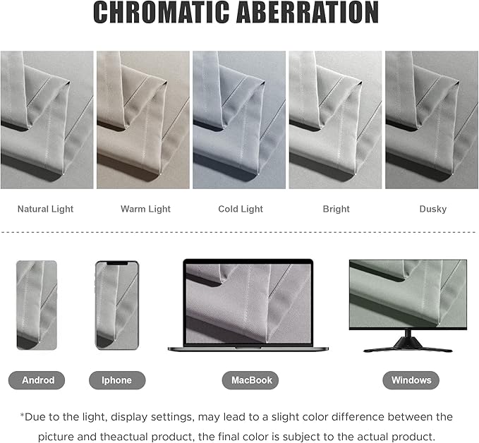 BONZER Outdoor Curtains for Patio Water Resistant Heavy Privacy Light Filtering - Image 5