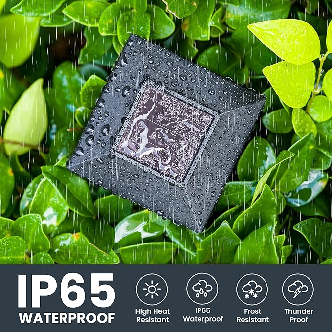 GIGALUMI Solar Lights for Outside, 16 Pack Flickering Flame LED Solar Outdoor - Image 4