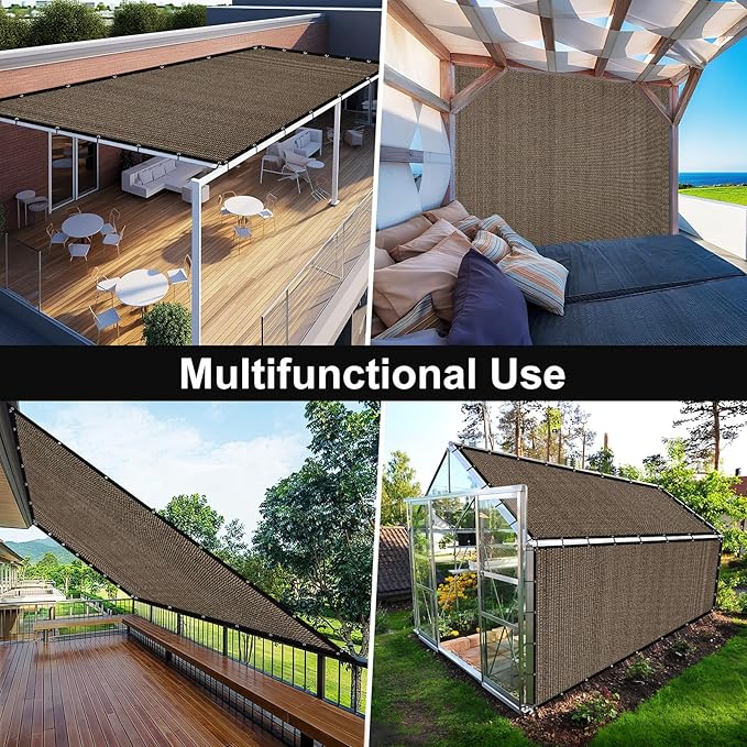Artpuch 90% Sun Shade Cloth, 12 x 16 FT Pergola Shade Cover Canopy - Image 8