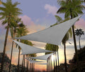 Amgo 14' x 14' x 14' Grey Triangle Sun Shade Sail Outdoor Canopy Awning UPF50+ by Amgo